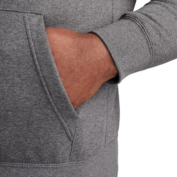 Nike Mens Charcoal Zip Up Sweater - Picture 6 of 12